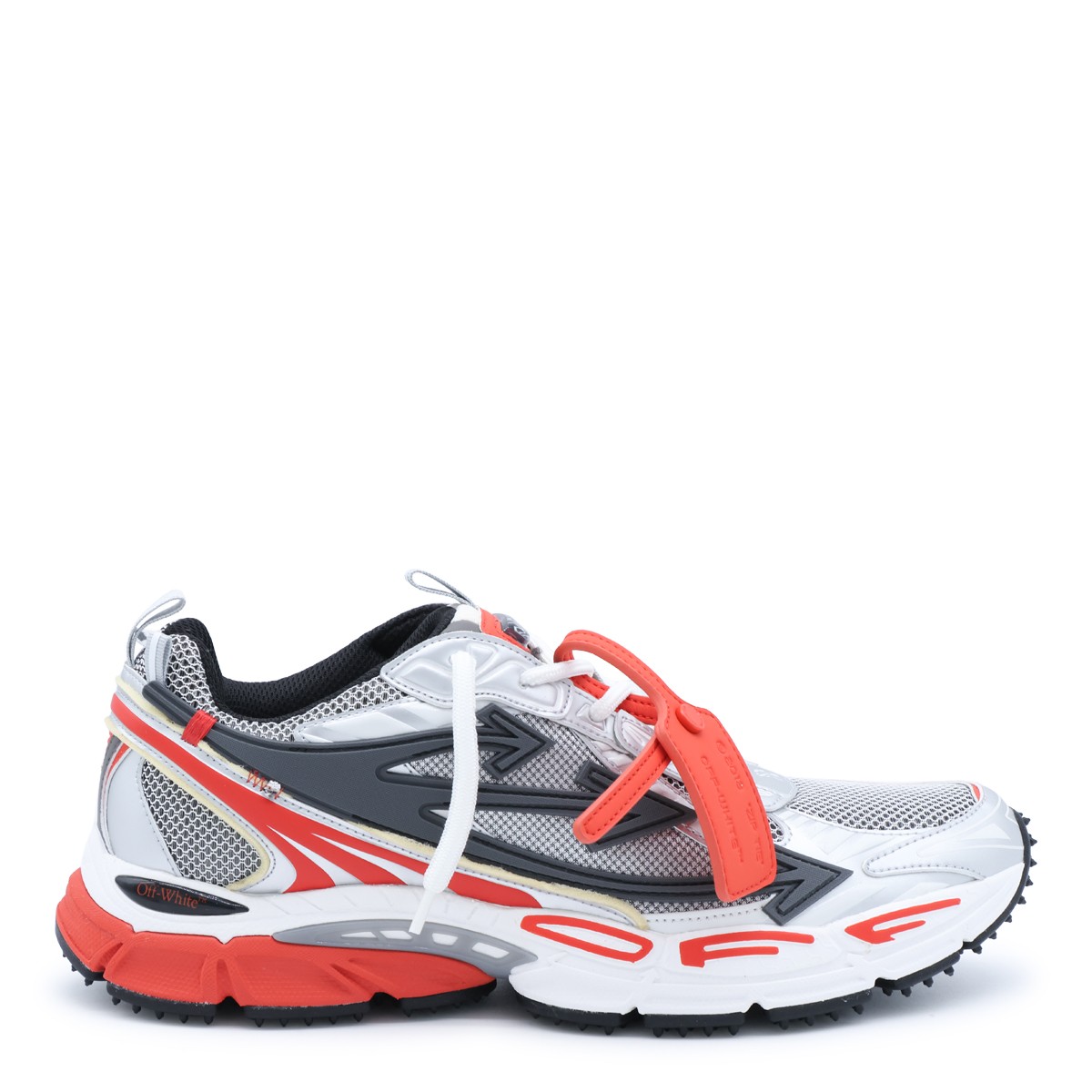 GREY AND RED BE RIGHT BACK SNEAKERS