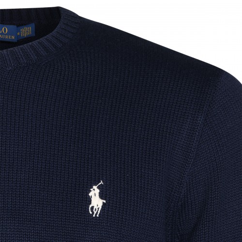HUNTER NAVY COTTON SWEATER