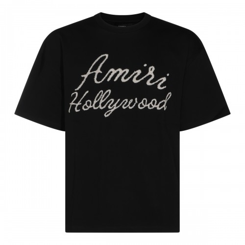 BLACK COTTON T-SHIRT