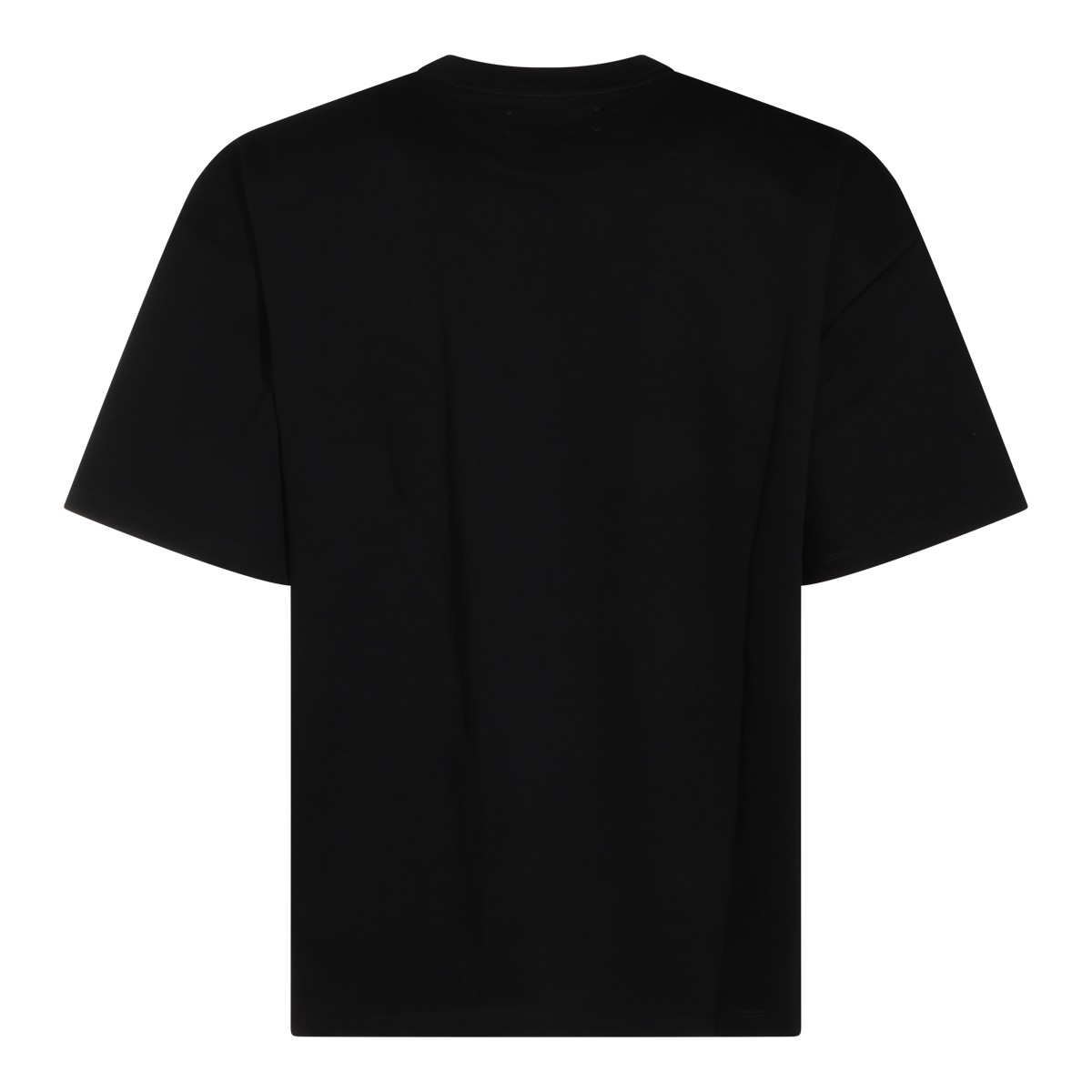 BLACK COTTON T-SHIRT