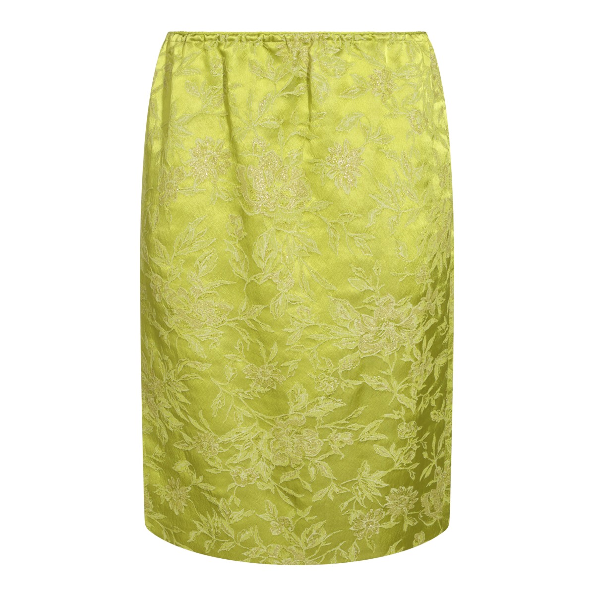 ACID GREEN LACE SKIRT