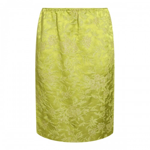 ACID GREEN LACE SKIRT