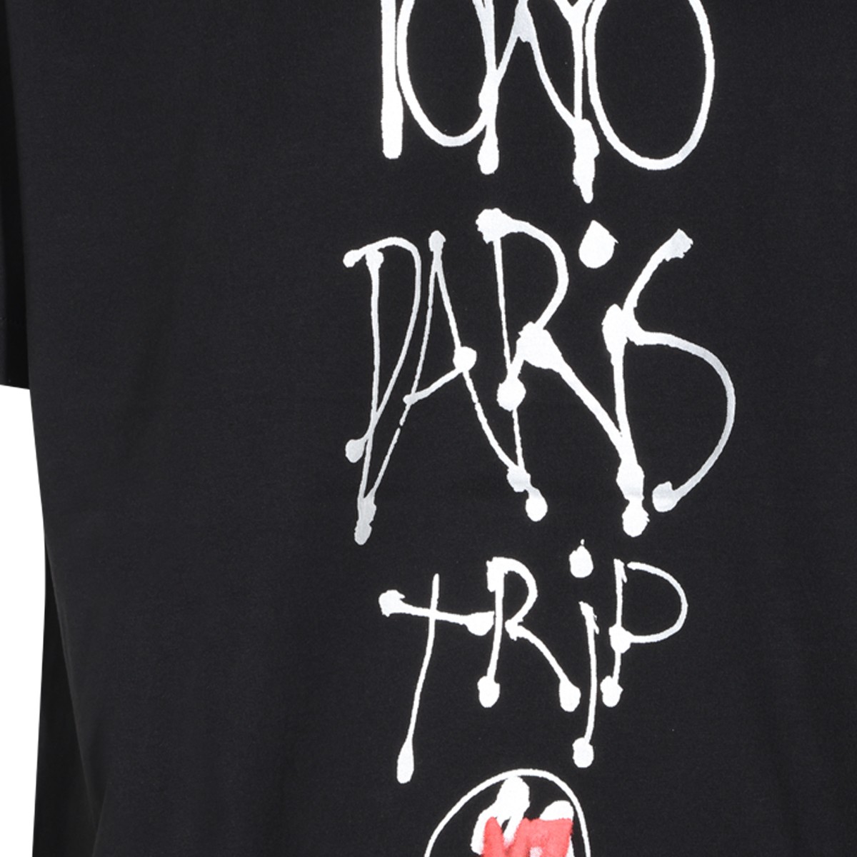 BLACK COTTON T-SHIRT