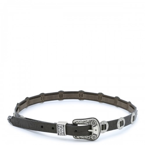BROWN LEATHER BELT