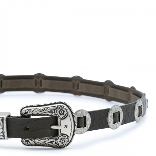 BROWN LEATHER BELT 2