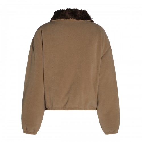 CAMEL VIRGIN WOOL DOWN JACKET 2