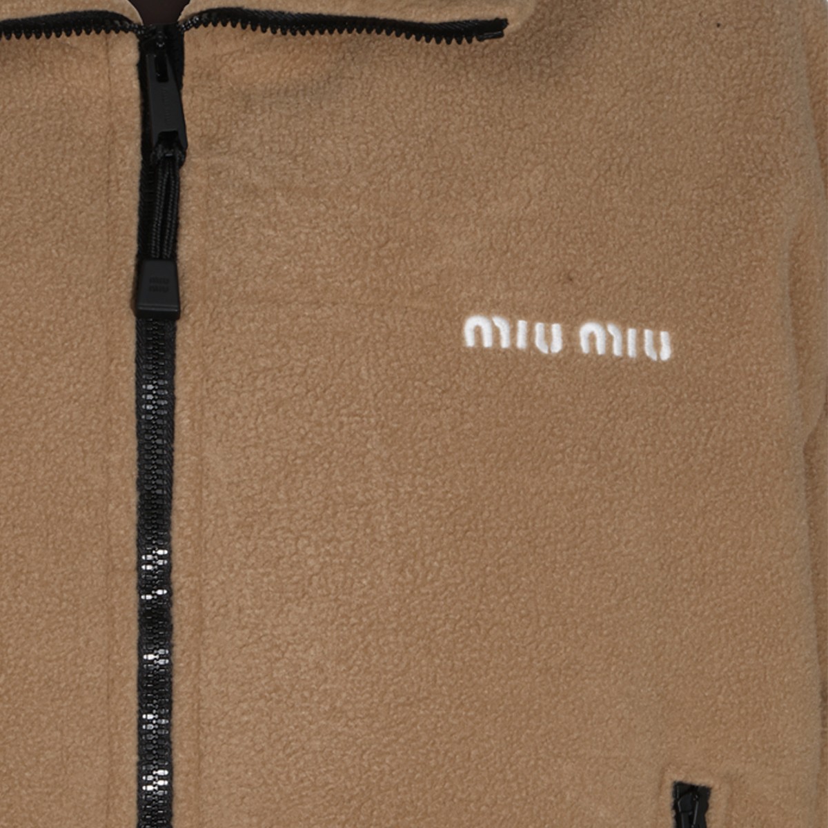 CAMEL VIRGIN WOOL DOWN JACKET