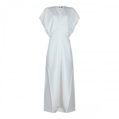 OFF WHITE SLOUCH WAIST LONG DRESS
