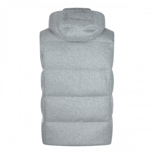 LIGHT GREY PUFFER VEST DOWN... 2