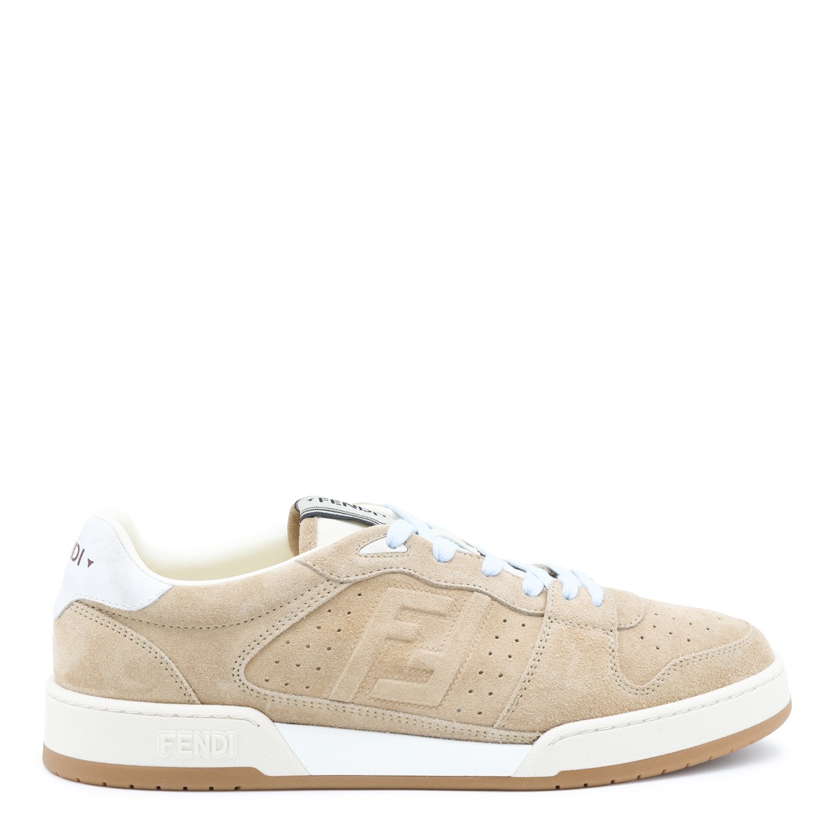 LIGHT ECRU SUEDE SNEAKERS