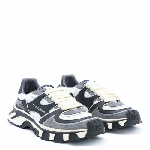 WHITE AND GREY LEATHER... 2