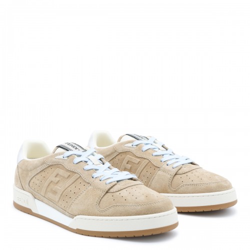 LIGHT ECRU SUEDE SNEAKERS 2
