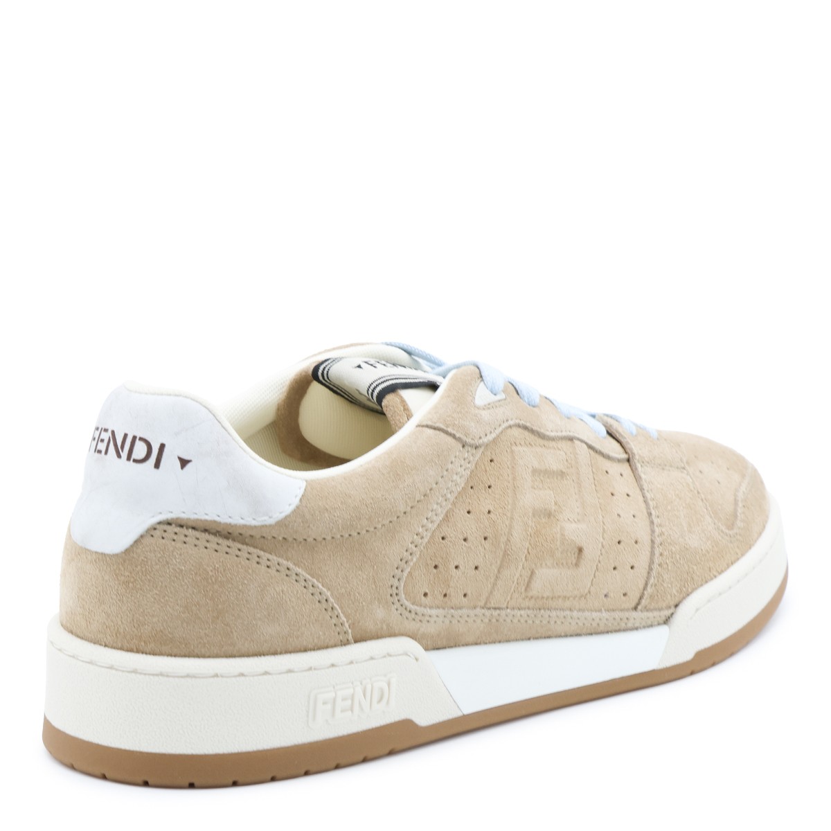 LIGHT ECRU SUEDE SNEAKERS
