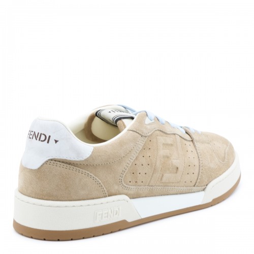 LIGHT ECRU SUEDE SNEAKERS