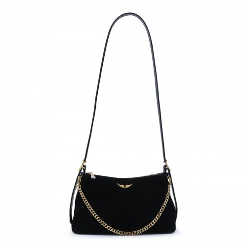 BLACK SUEDE JIM MINI SHOULDER BAG