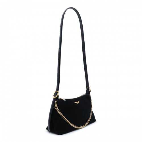 BLACK SUEDE JIM MINI SHOULDER BAG