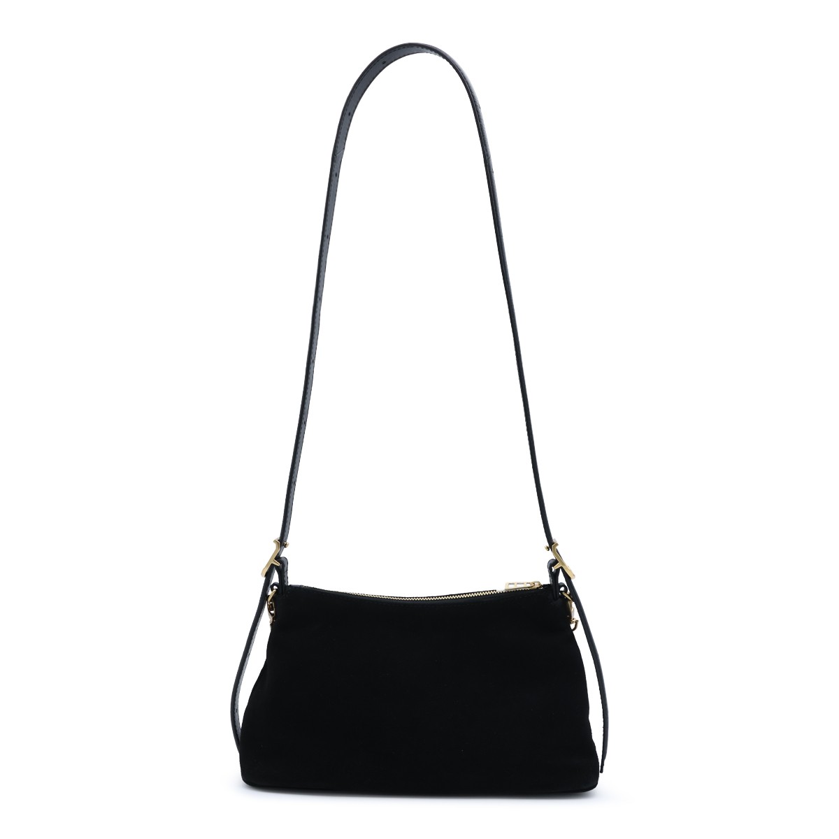 BLACK SUEDE JIM MINI SHOULDER BAG
