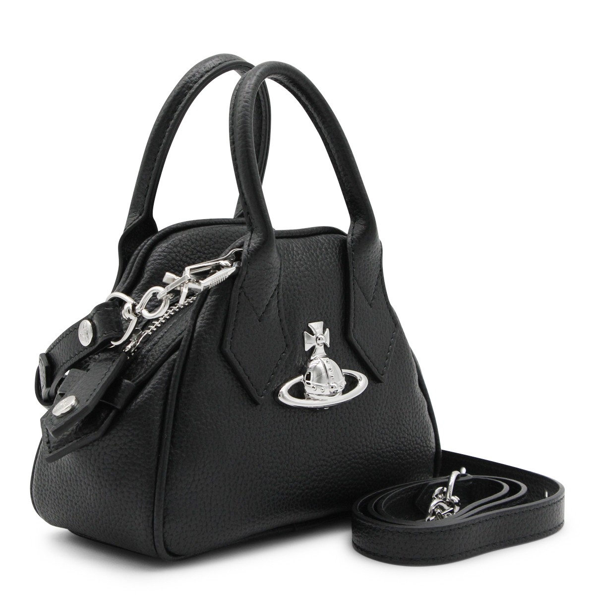 BLACK TOP HANDLE BAG