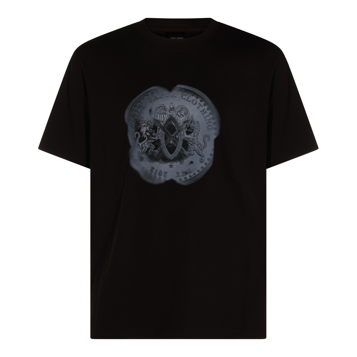 BLACK COTTON T-SHIRT