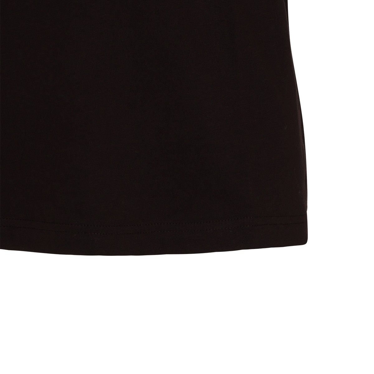BLACK COTTON T-SHIRT