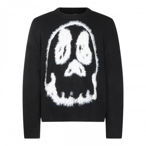 BLACK VISCOSE KNITWEAR
