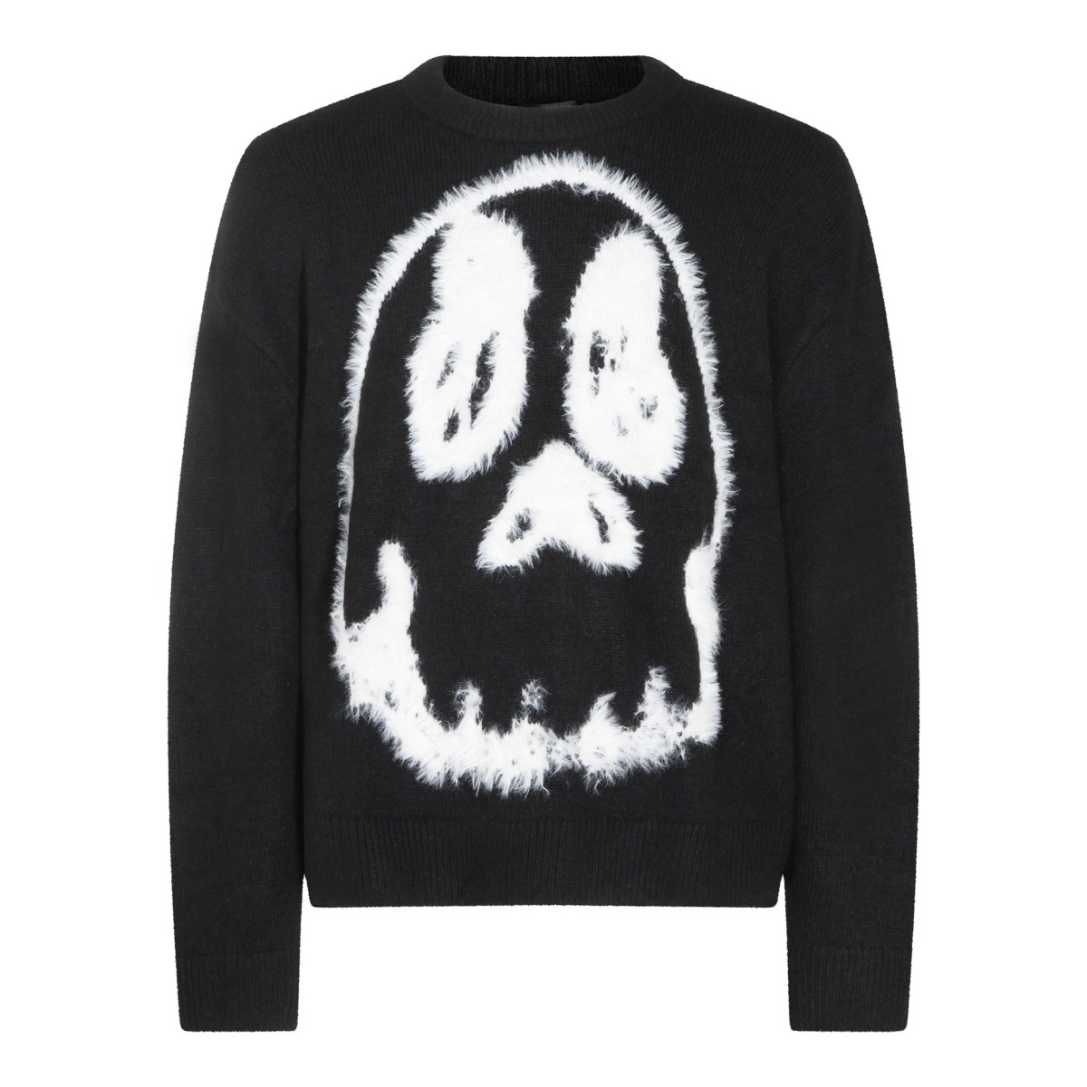 BLACK VISCOSE KNITWEAR