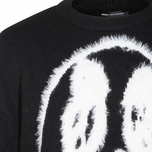 BLACK VISCOSE KNITWEAR