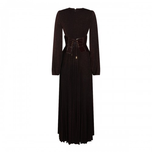 DARK CHOCOLATE LONG DRESS 2