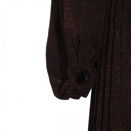 DARK CHOCOLATE LONG DRESS