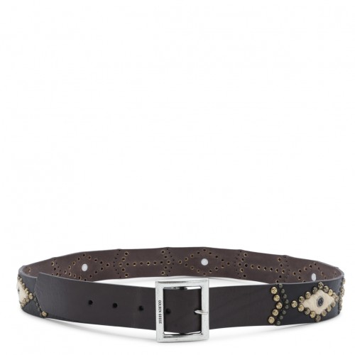 MAHOGANY LEATHER BELT