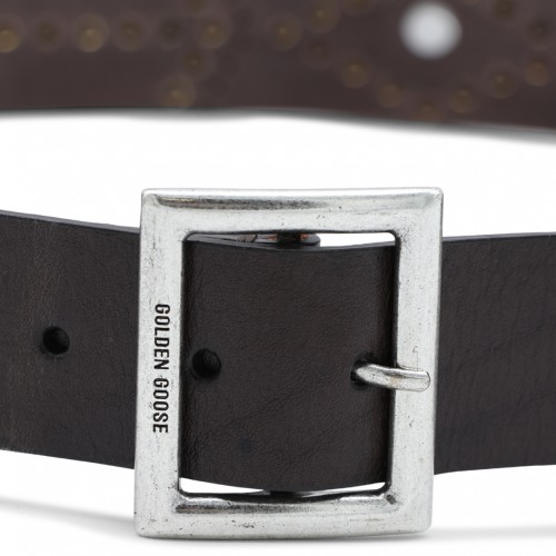 MAHOGANY LEATHER BELT