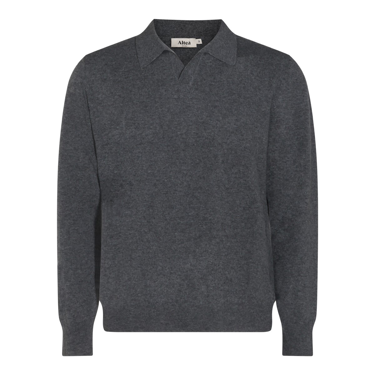 MID GREY VIRGIN WOOL SWEATER
