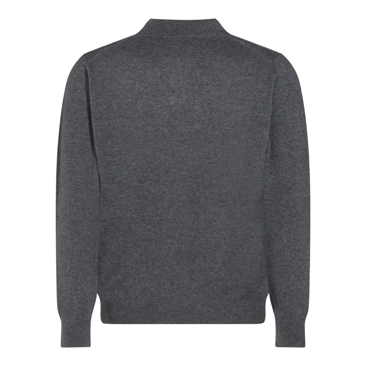 MID GREY VIRGIN WOOL SWEATER