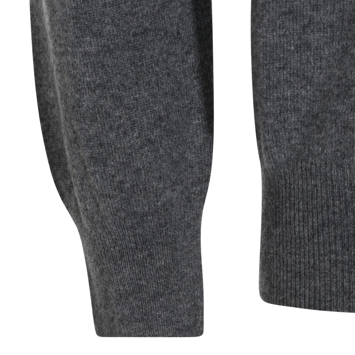 MID GREY VIRGIN WOOL SWEATER