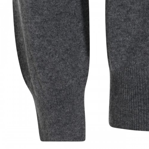 MID GREY VIRGIN WOOL SWEATER