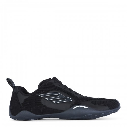 BLACK LEATHER MONDAY SNEAKERS