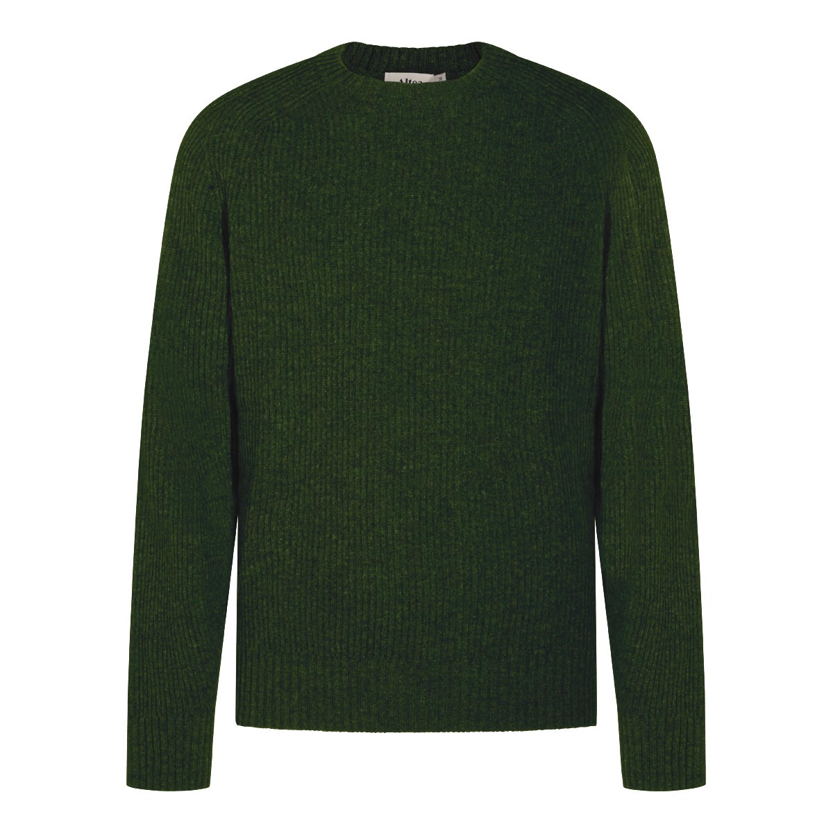 DARK GREEN VIRGIN WOOL SWEATER