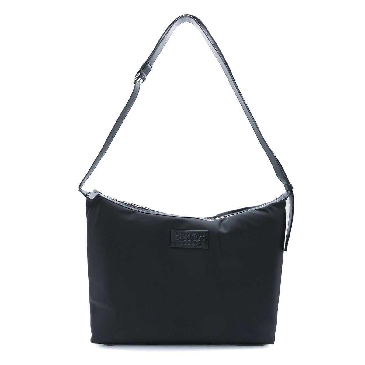 BLACK NYLON SHOULDER BAG