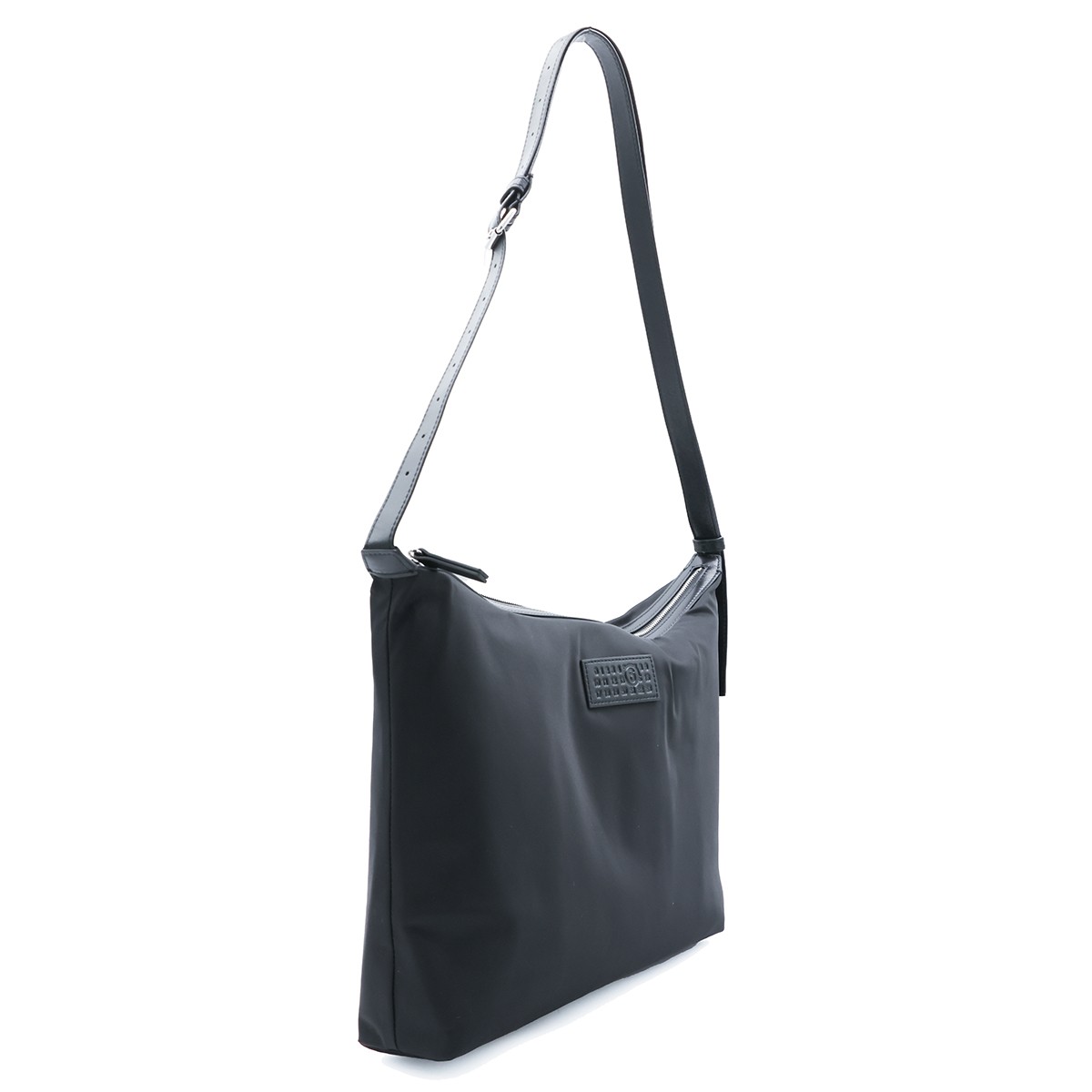 BLACK NYLON SHOULDER BAG