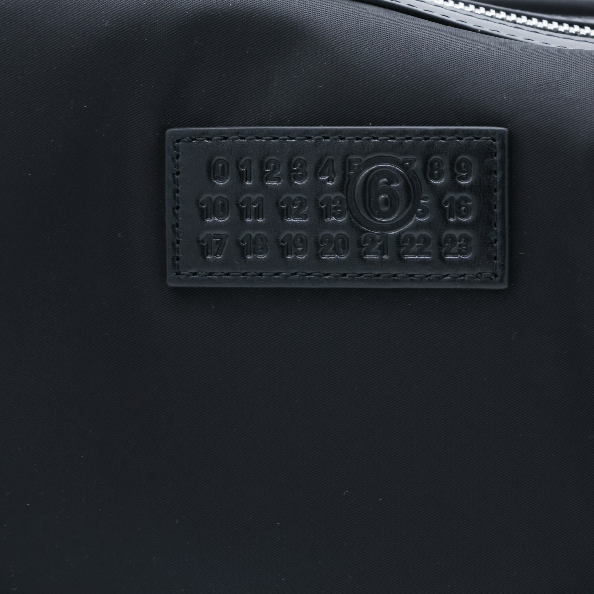 BLACK NYLON SHOULDER BAG