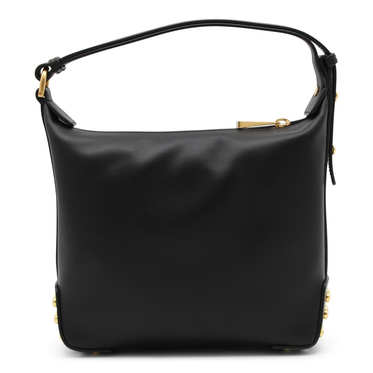 BLACK LEATHER METAL DOTS MINI...