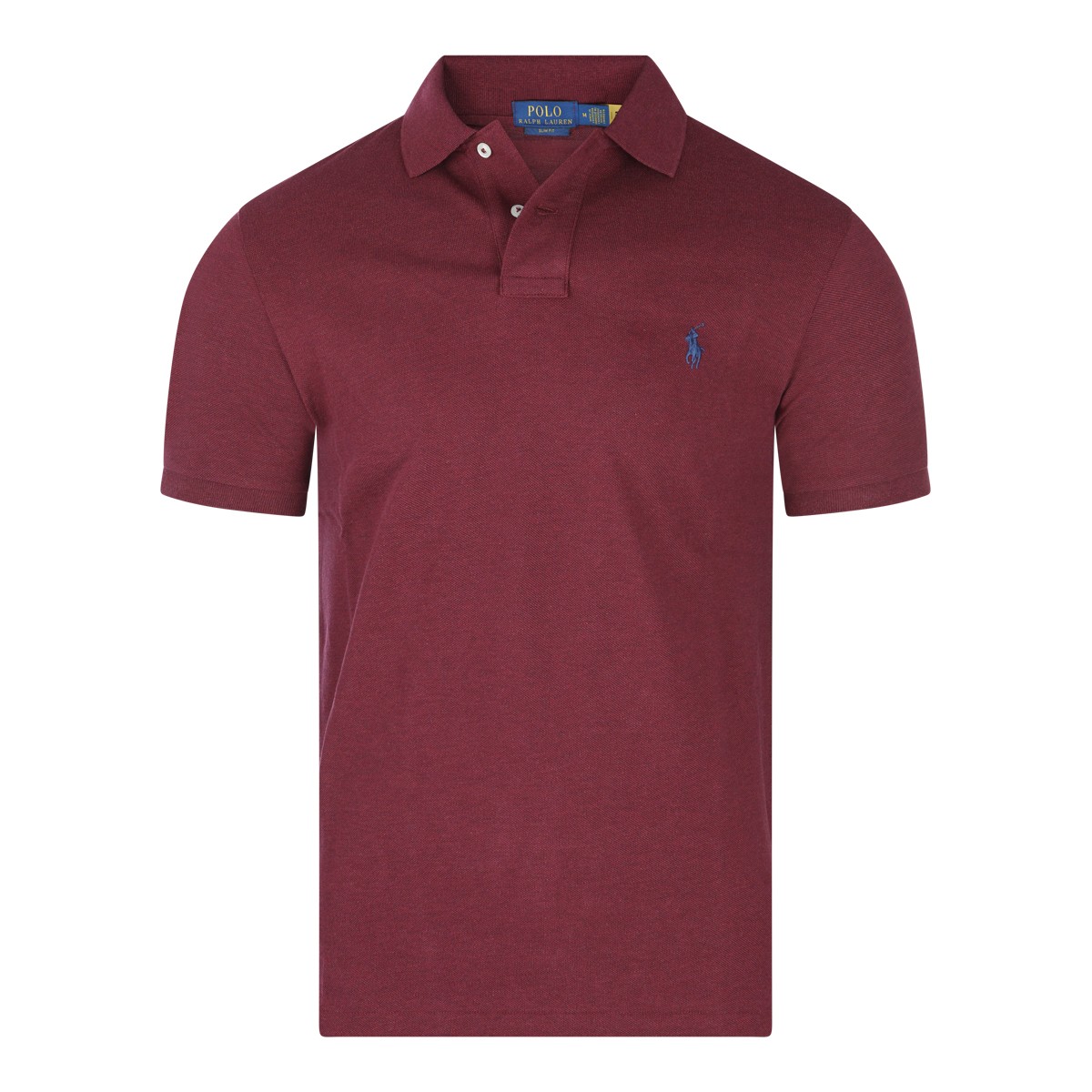 DARK RED COTTON POLO SHIRT