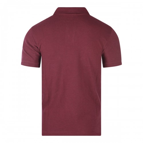 DARK RED COTTON POLO SHIRT