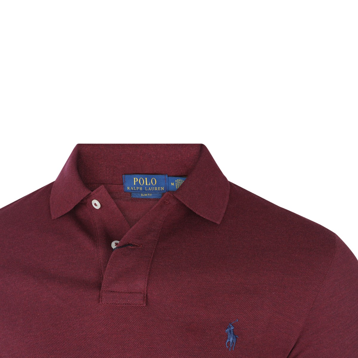 DARK RED COTTON POLO SHIRT