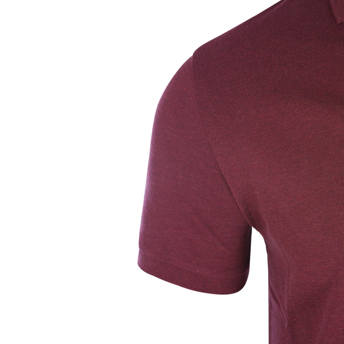 DARK RED COTTON POLO SHIRT