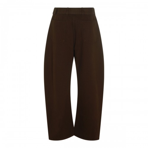 RISTRETTO COTTON TWISTED BELTED PANTS