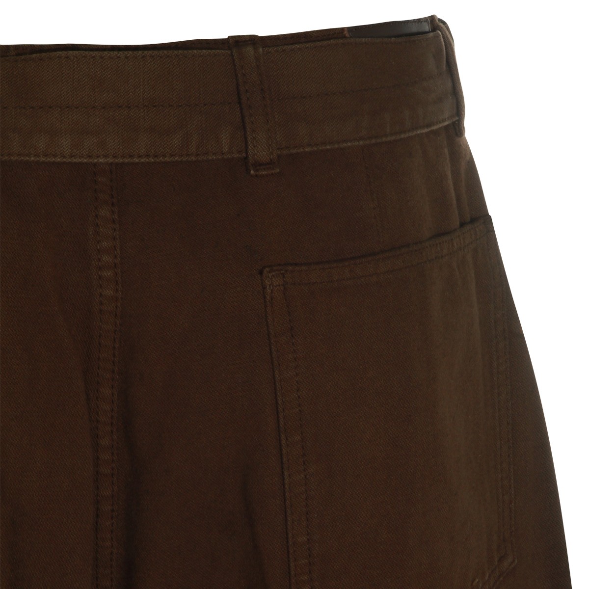 RISTRETTO COTTON TWISTED BELTED PANTS
