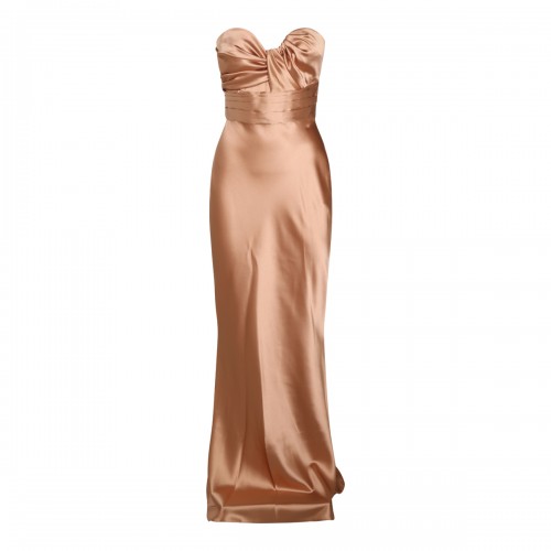 SUEDE LONG DRESS