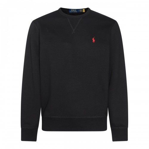 BLACK COTTON SWEATSHIRT