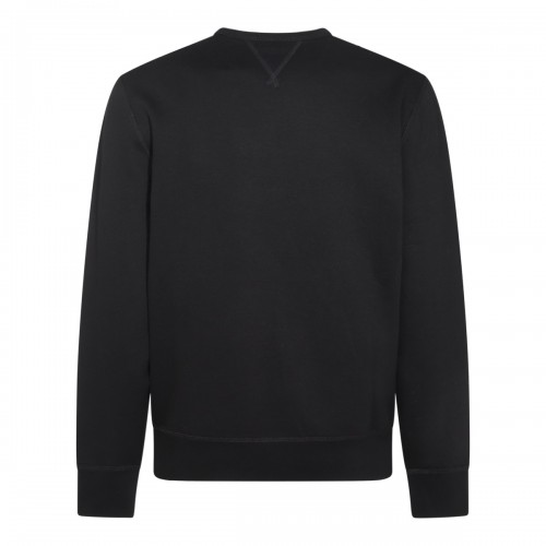 BLACK COTTON SWEATSHIRT